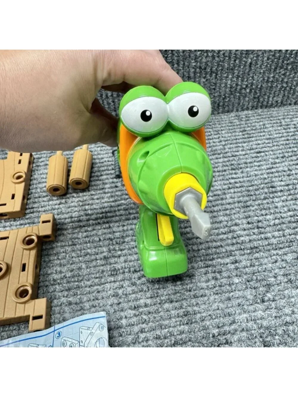 Handy Manny Spinner Power Screwdriver Play Building Set Wood Screws Works RARE